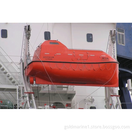 Marine free fall lifeboat